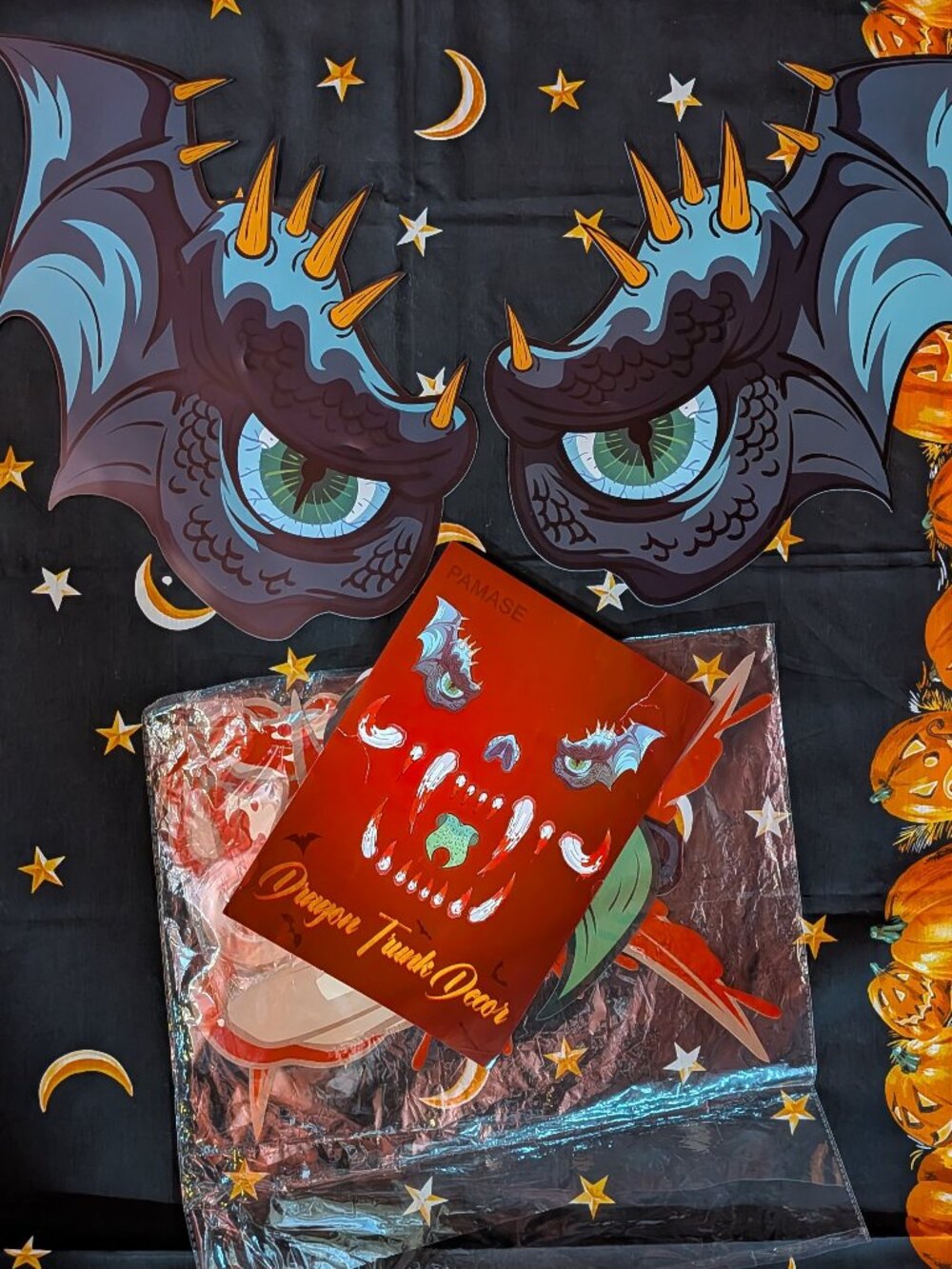 Dragon Trunk or Treat Kit Halloween Decorations Car scary holiday teeth theme